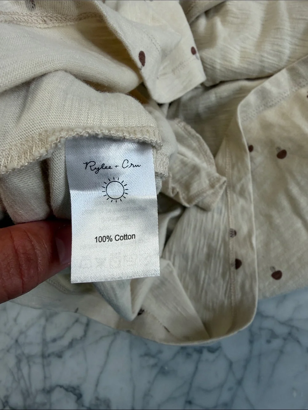 Rylee + Cru girls mushroom dress 6-7 NWOT